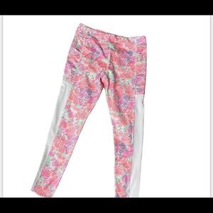 Athletic works girls pink leggings size 10